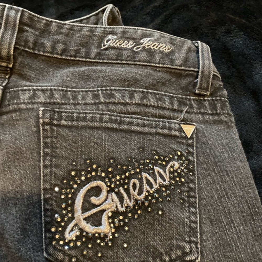Vintage Dark Gray Guess Denim Jeans